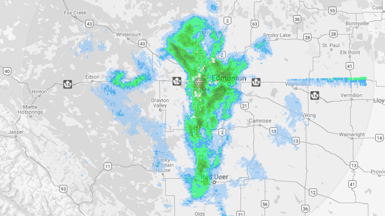 [Alberta Weather Radar Imagery]